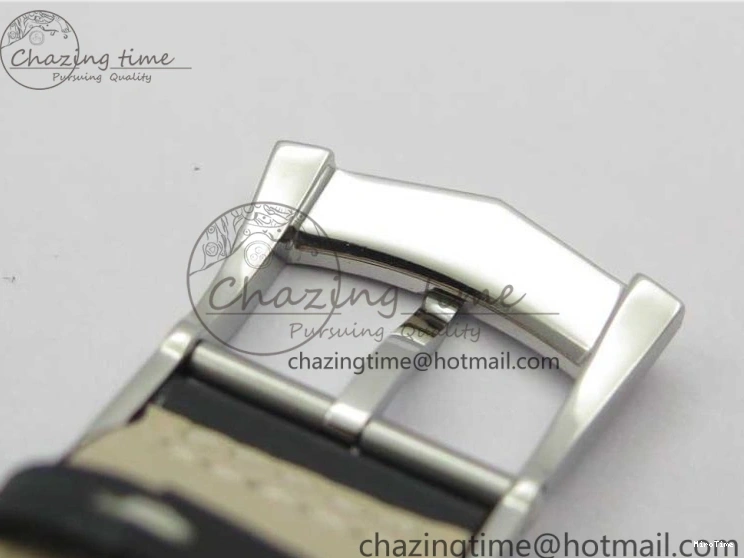 MIROTIME 0402 Stylish Calatrava 5524 Pilot Travel Time SS GRF Black Dial on Black Leather Strap A324 V 7108